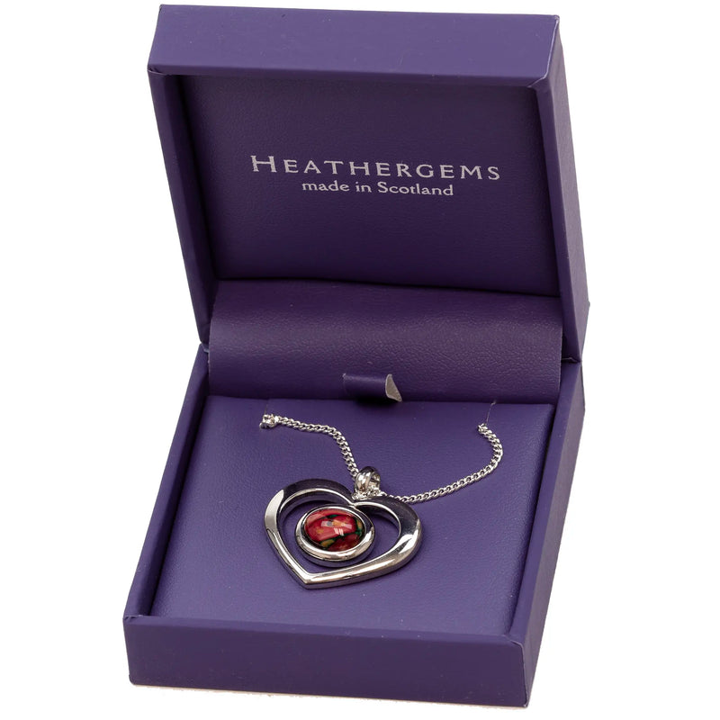 Heathergem Open Heart Pendant Heathergem Open Heart Pendant