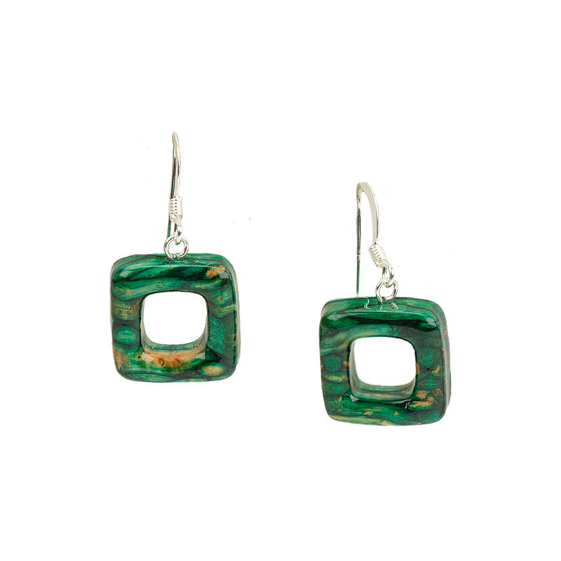 Heathergem Open Square Earrings Heathergem Open Square Earrings