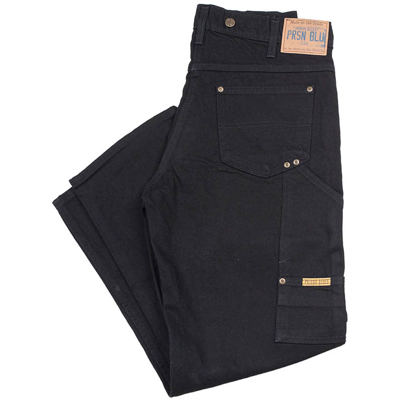 Double Knee Work Jeans, Black – David Morgan