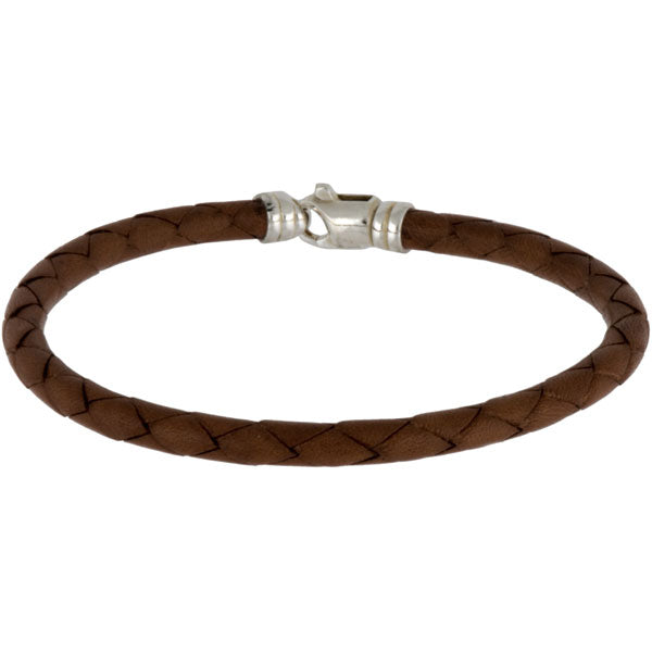 Leather Bracelet, Four Strand Leather Bracelet, Four Strand