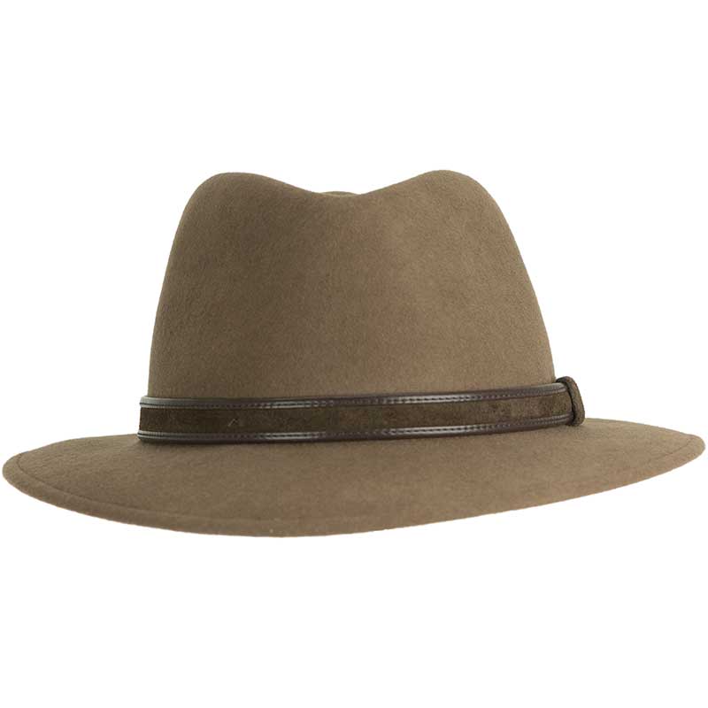 Wool Felt Hiker Hat, Crushable Wool Felt Hiker Hat, Crushable