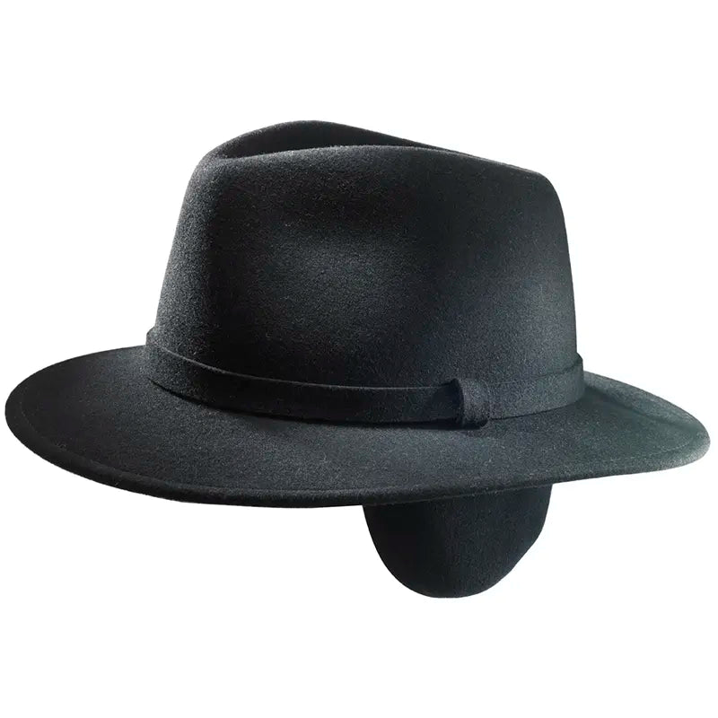 Wool Felt Slope Hat, Crushable Wool Felt Slope Hat, Crushable