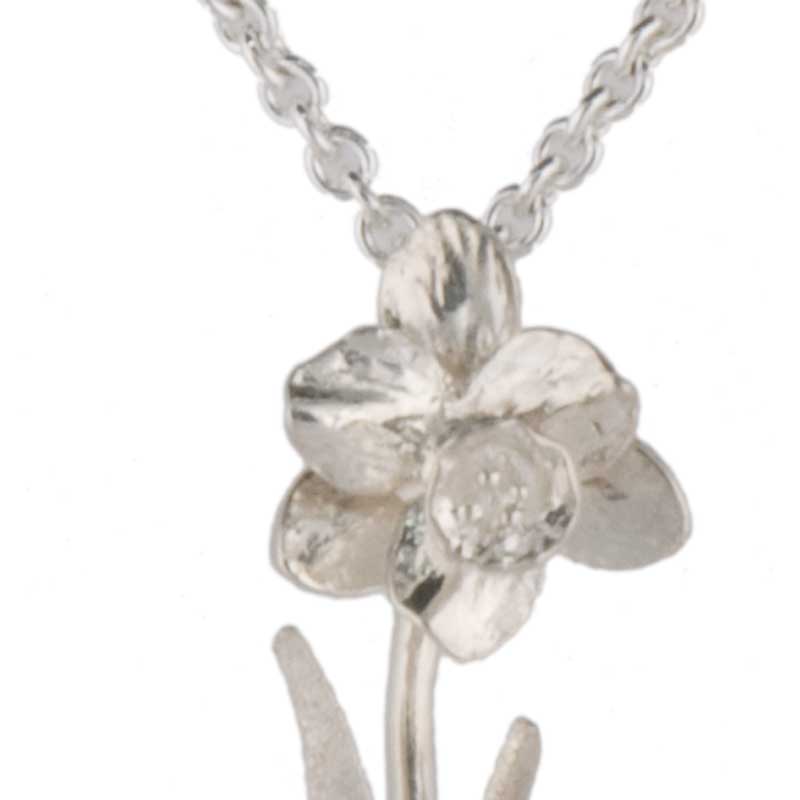 Tenby Daffodil Necklet, Sterling silver Tenby Daffodil Necklet, Sterling silver