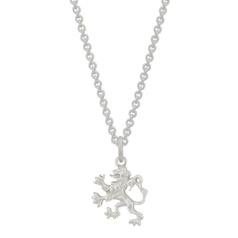 Rampant Lion Necklet, Sterling silver Rampant Lion Necklet, Sterling silver