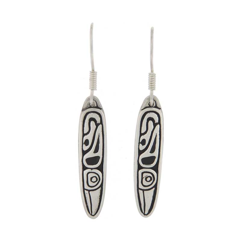 Raven As A Fir Needle Earrings Raven As A Fir Needle Earrings