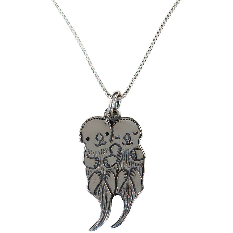Otter Necklet, Sterling Silver Otter Necklet, Sterling Silver