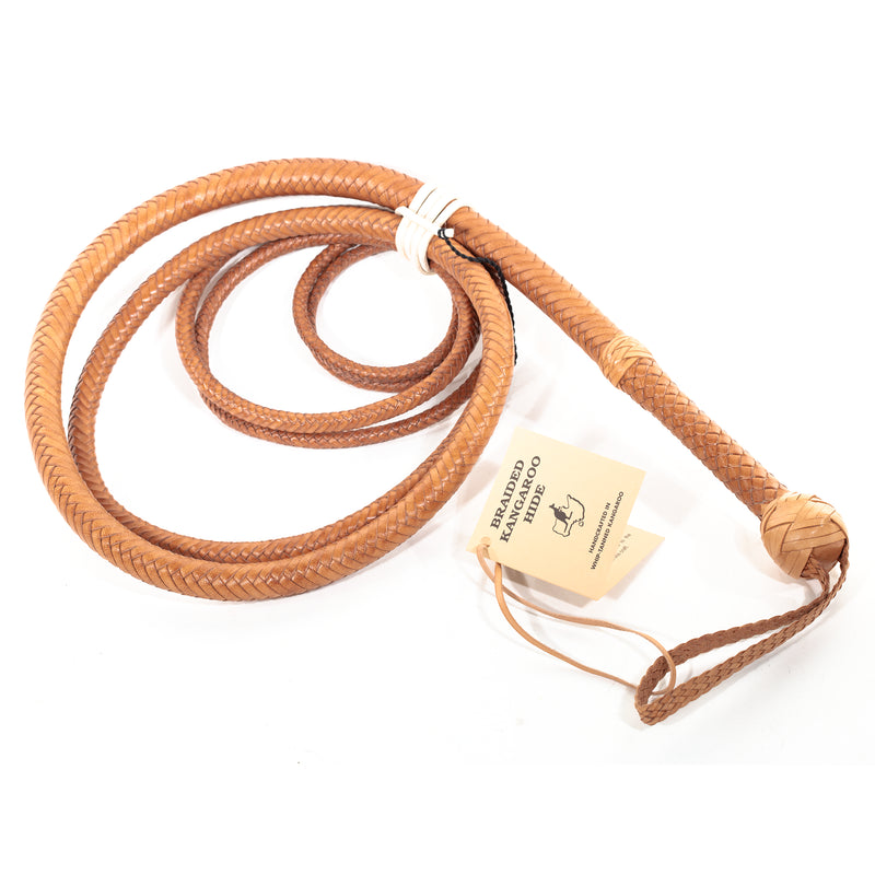 Bull Whip, 12 ft., Natural Tan Bull Whip, 12 ft., Natural Tan