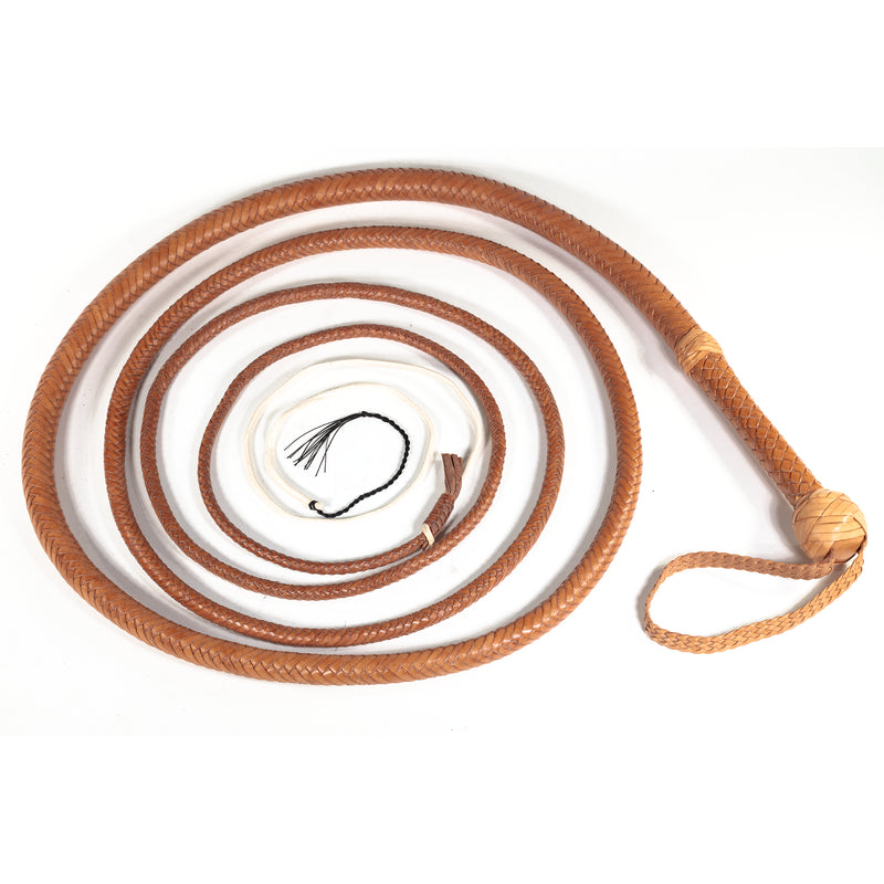 Bull Whip, 12 ft., Natural Tan Bull Whip, 12 ft., Natural Tan