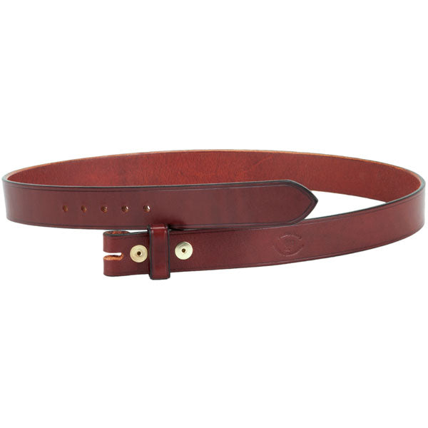 Leather Belt, 1.25 inch, No Buckle Leather Belt, 1.25 inch, No Buckle