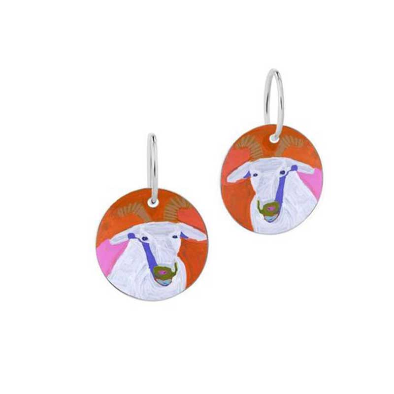 Goat of Yuendumu Earrings Goat of Yuendumu Earrings