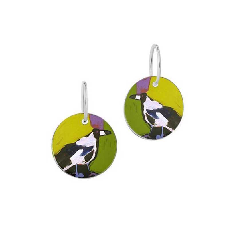 Magpie of Yuendumu Earrings Magpie of Yuendumu Earrings