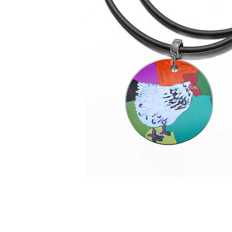 Rooster of Yuendumu Pendant Rooster of Yuendumu Pendant