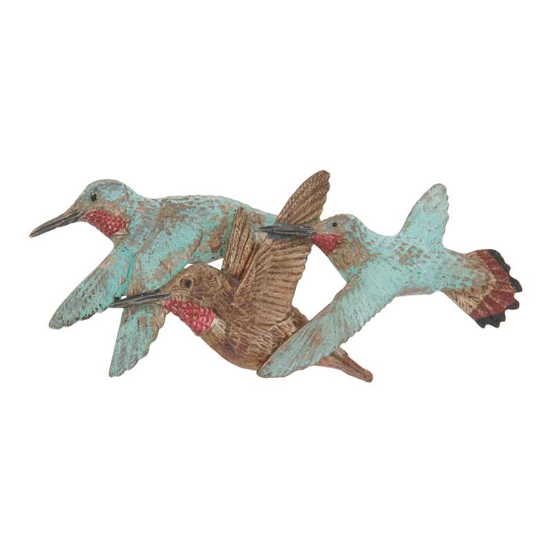 3 Rufous Hummingbirds Pin 3 Rufous Hummingbirds Pin