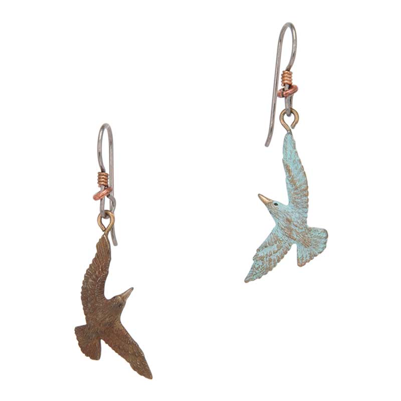 Tern Earrings, Fishhook Tern Earrings, Fishhook