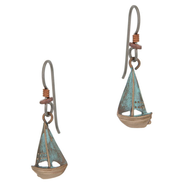 Buzzard's Bay Earrings, Fishhook Buzzard's Bay Earrings, Fishhook