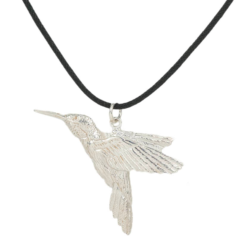 Hummingbird Pendant, Sterling Silver Hummingbird Pendant, Sterling Silver