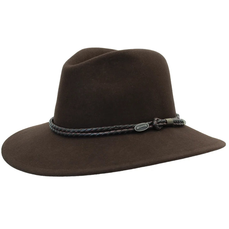 Broad Brimmed Wool Fedora