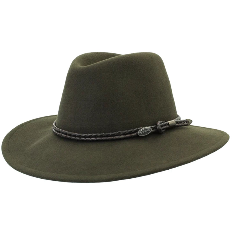 Broad Brimmed Wool Fedora