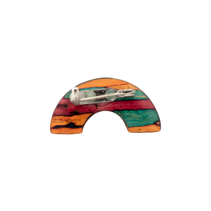 Heathergem Rainbow Brooch