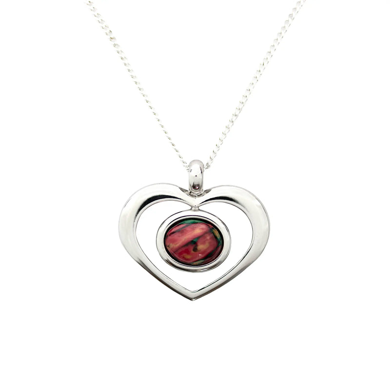 Heathergem Open Heart Pendant