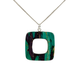 Heathergem Open Square Pendant