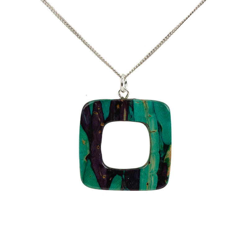 Heathergem Open Square Pendant