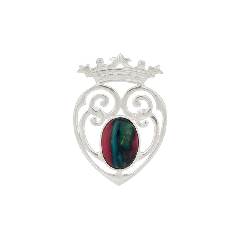 Heathergem Luckenbooth Brooch