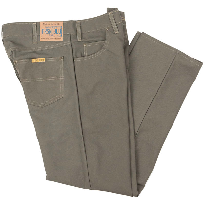 Relaxed Fit Jeans, Rigid Olive – David Morgan
