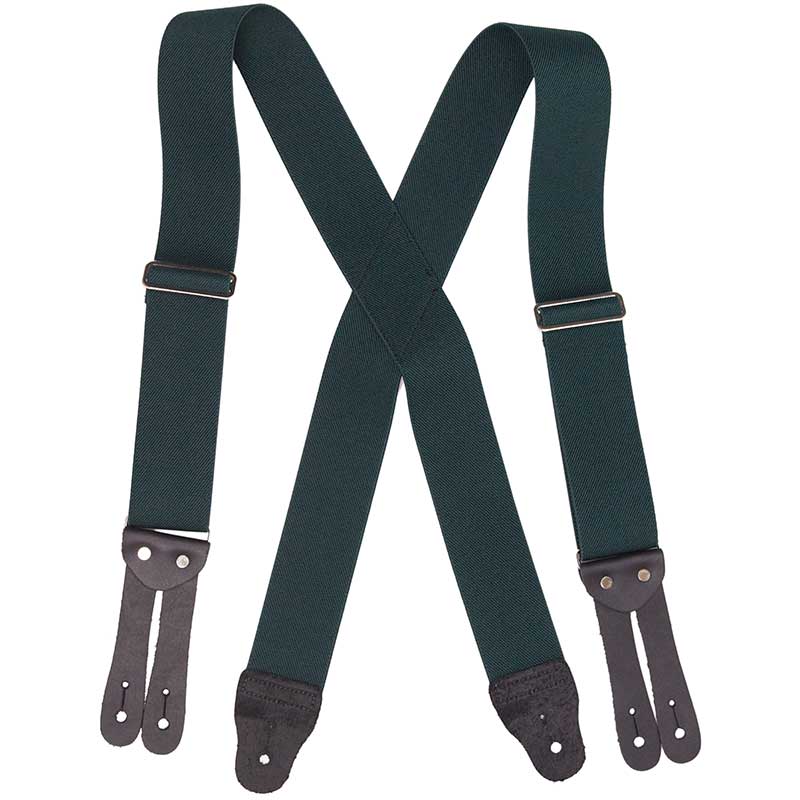 Work Suspenders, Flat Leather Ends