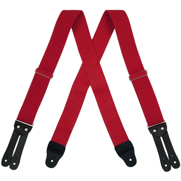 Work Suspenders, Flat Leather Ends