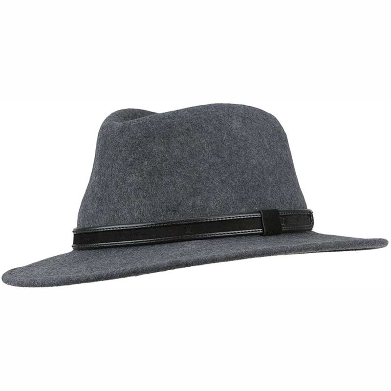 Wool Felt Hiker Hat, Crushable
