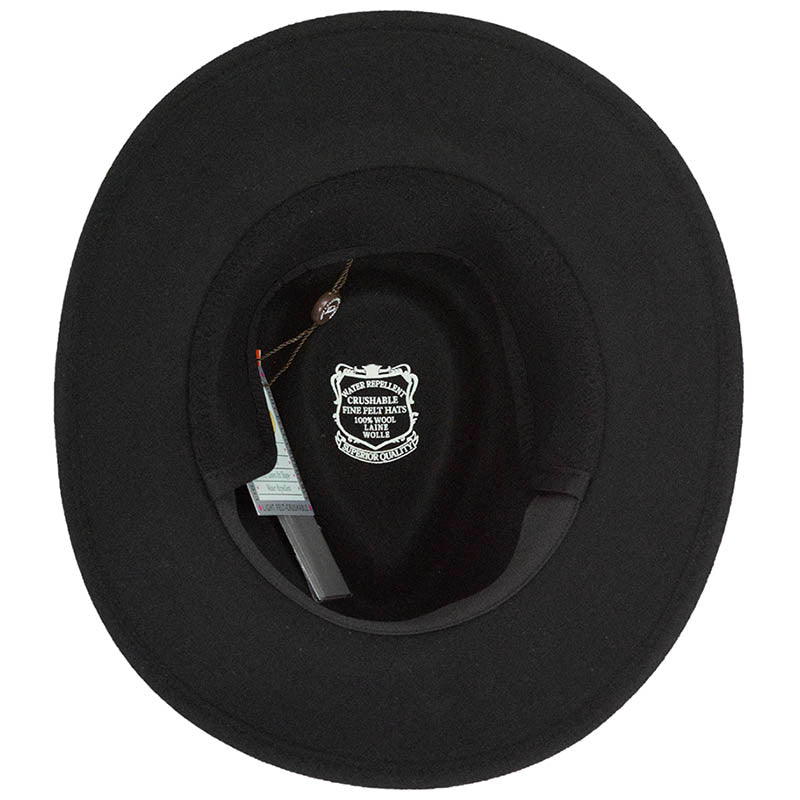 Wool Felt Slope Hat, Crushable