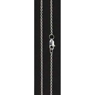 Silver Cable Chain, 18 inch