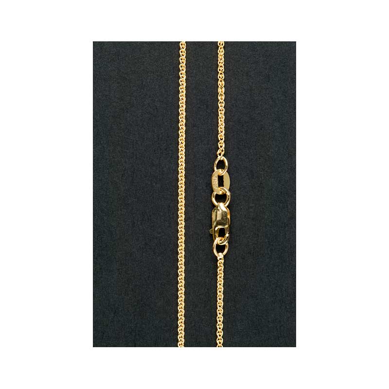 Gold Wheat Chain, Light, 18 inch, 14 kt gold