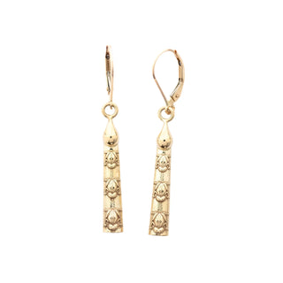 Volcano Woman's Tears Earrings, 14 kt Gold