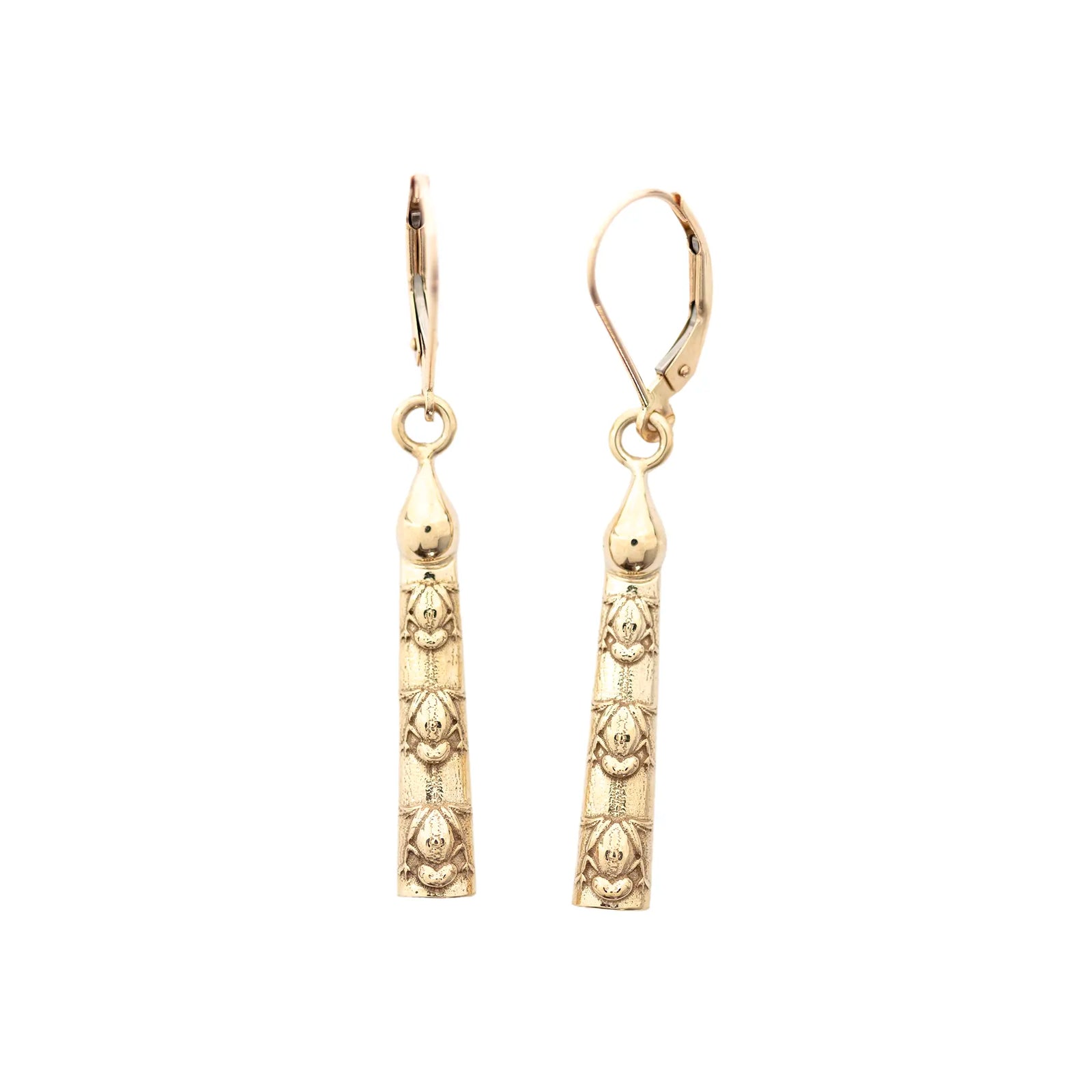 Volcano Woman's Tears Earrings, 14 kt Gold