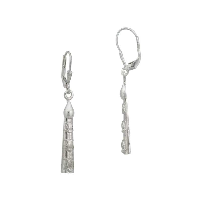 Volcano Woman's Tears Earrings, Sterling silver