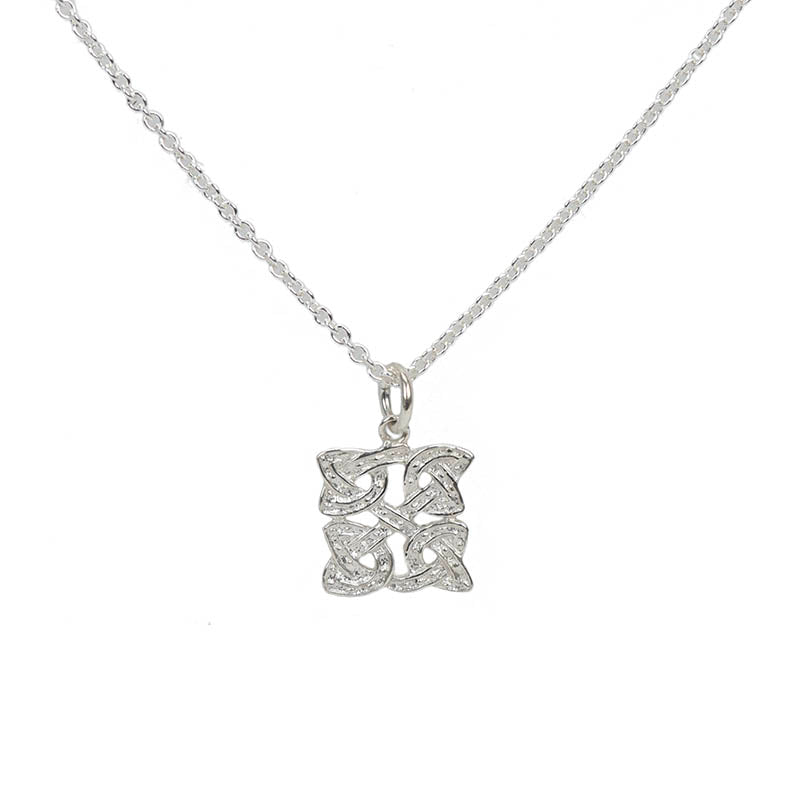 Celtic Knot Necklet, Sterling silver