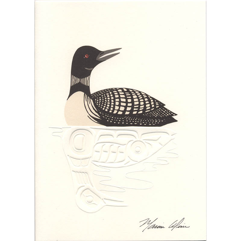 Notecards, Loon (6 ea per box)