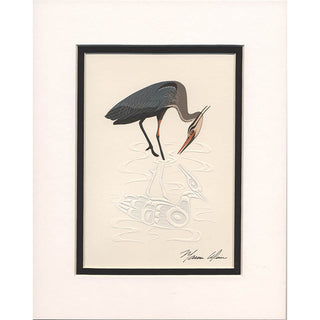 Blue Reflection Double Matted Print