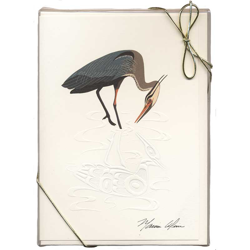 Notecards, Heron (6 ea per box)