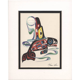 Moon Catcher Double Matted Print