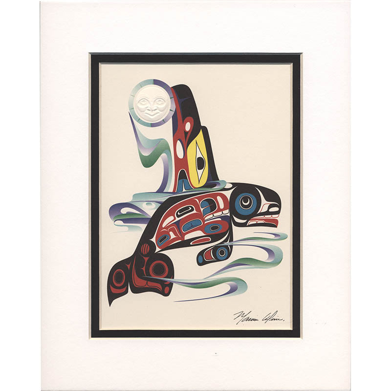 Moon Catcher Double Matted Print