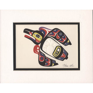 Raven Journey Double Matted Print