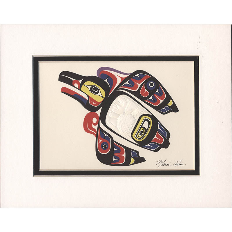 Raven Journey Double Matted Print