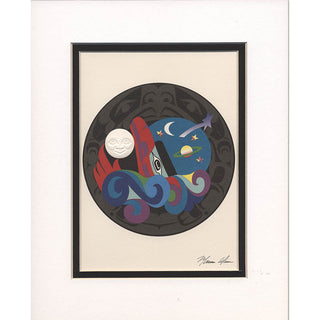 Reaching for the Stars Double Matted Print