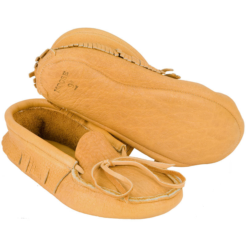 Low Moose Leather Moccasin