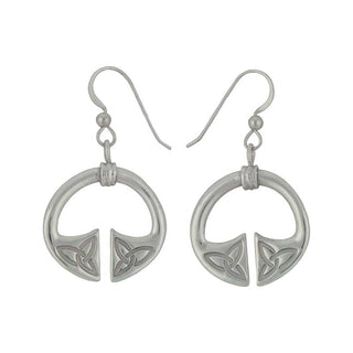 Spade Earrings, Sterling silver