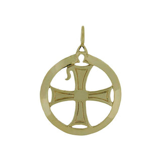 Chi-Rho Pendant, 14 kt. gold