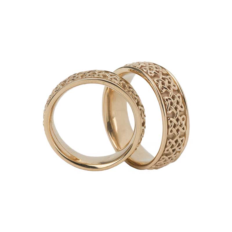Never Ending Hearts Ring, Gold, L